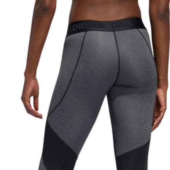 Adidas FH8022 Alphaskin Compression Leggings - Picture 2 of 3